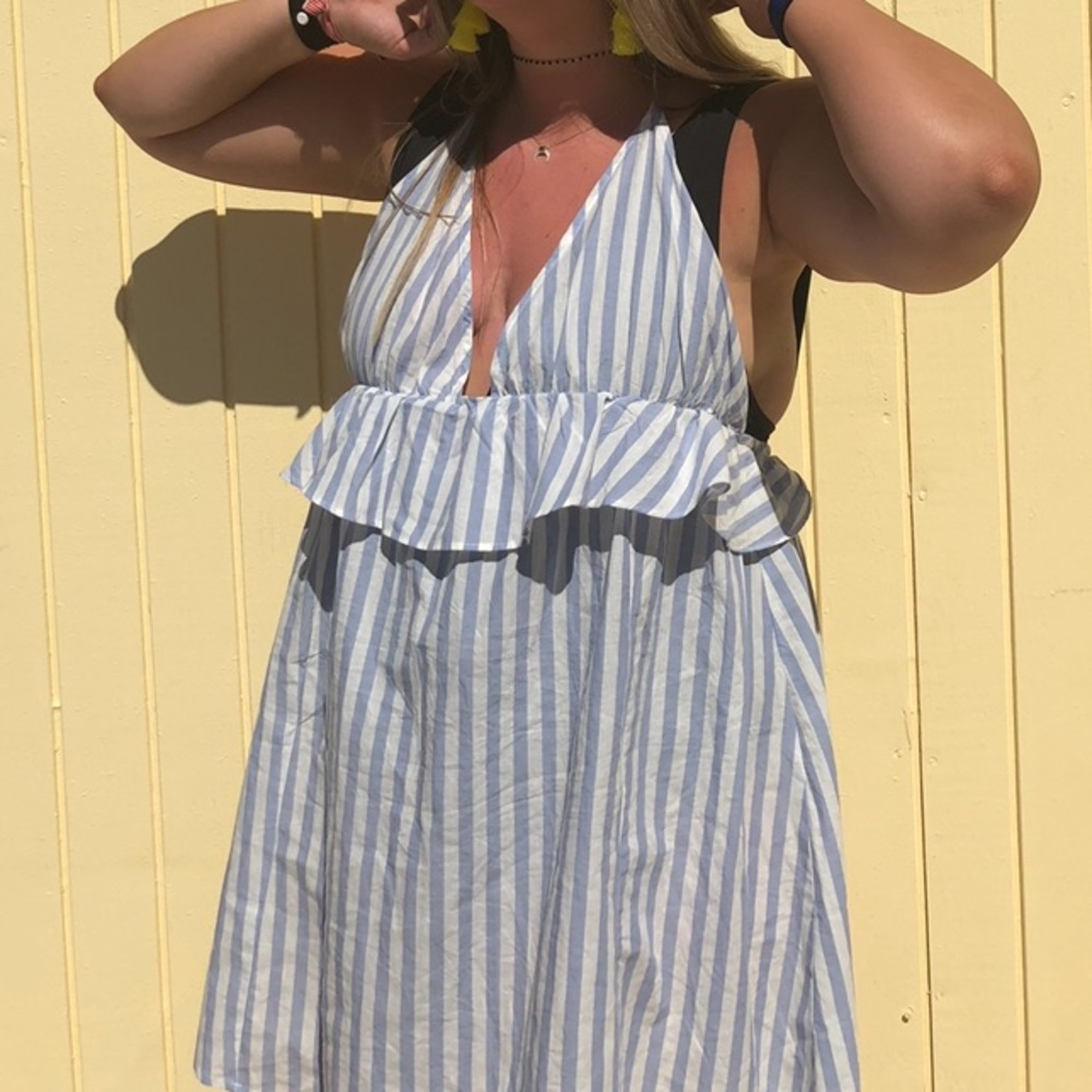ASOS Striped Beach cover up